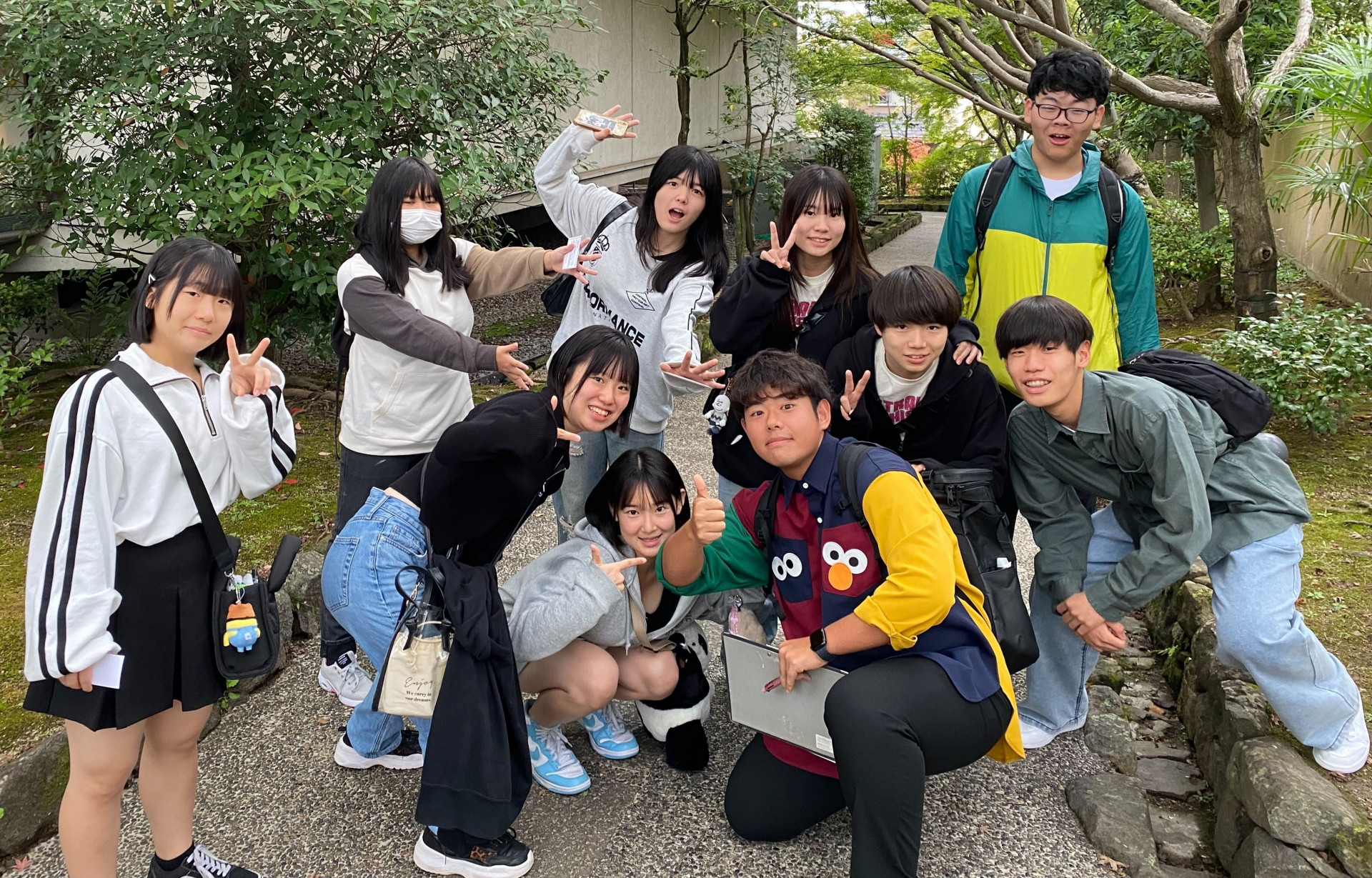 京都班　なかよく記念撮影